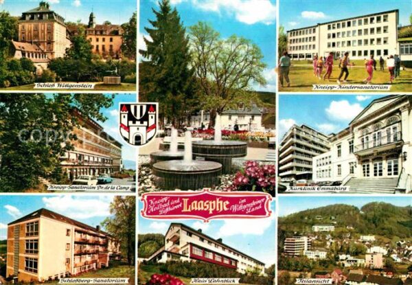 Laasphe Bad Schloß-Wittgenstein Kindersanatorim Kur