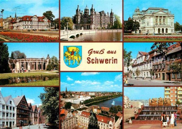 Schwerin Mecklenburg Altes-Palais am Alten Garten Schloß Sta