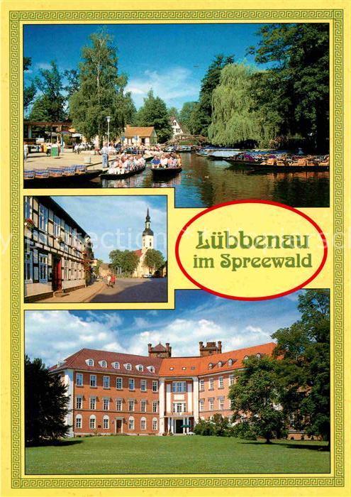 Luebbenau Spreewald Hafen Rathaus Kirche Schloß