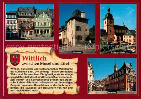 Wittlich zwischen Mosel und Eifel Türmchen Markt