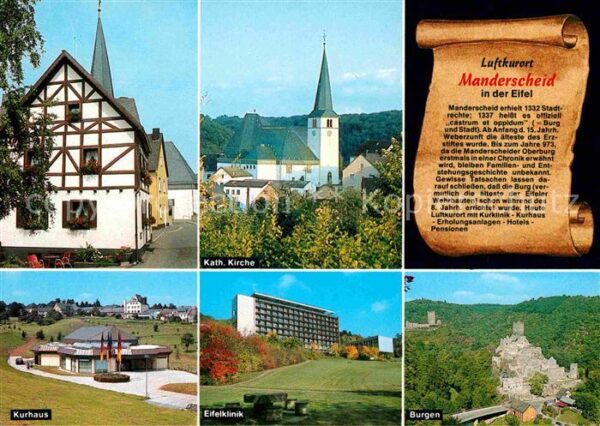 Manderscheid Eifel Kurhaus Eifelklinik Burgen