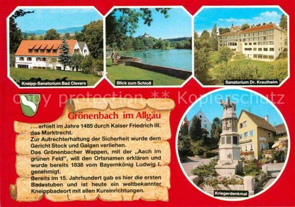 Groenenbach Bad Kneipp-Sanatorium Bad-Cleven Schloß Kri