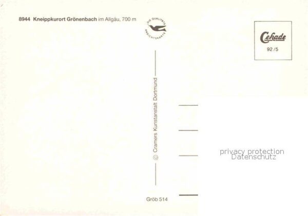 Groenenbach Bad Kneipp-Sanatorium Bad-Cleven Schloß Kri – Bild 2