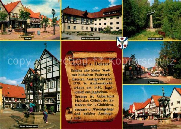 Springe Deister Markt Göbel-Bastei Heimat-Museum Altes-