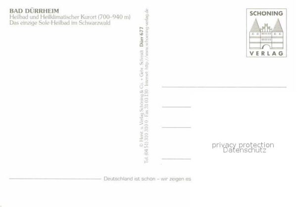 Bad Duerrheim Kurheim Sanatorium Kurpark Solemar – Bild 2