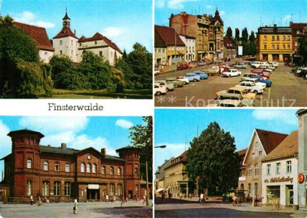 Finsterwalde Schloß Markt Ernst-Thälmann-Strasse