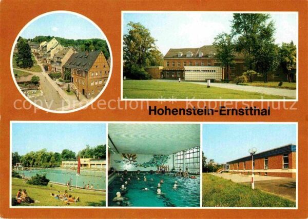 Hohenstein-Ernstthal Altmarkt Kreiskulturhaus Stadtbad Schwi