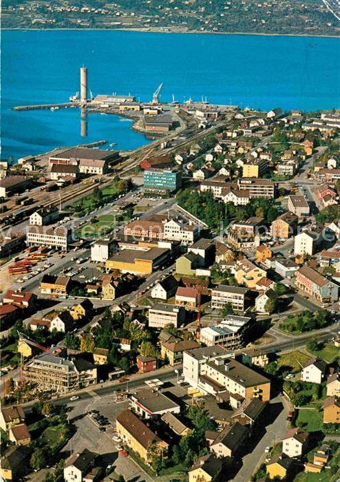 Mo i Rana Fliegeraufnahme