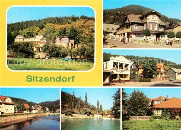 Sitzendorf Thueringen Hotel Bergterrasse Hauptstrasse Schwarz
