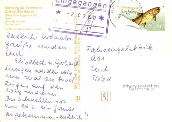 Stahlbrode Reinberg Camping Hafen Mole Fischerhaus – Bild 2