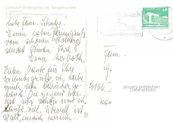 Stolberg Harz Erholungsheim Comenius Rathaus – Bild 2