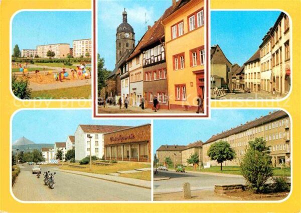 Sangerhausen Suedharz G. Schumann-Strasse Markt Karl-Marx-Str
