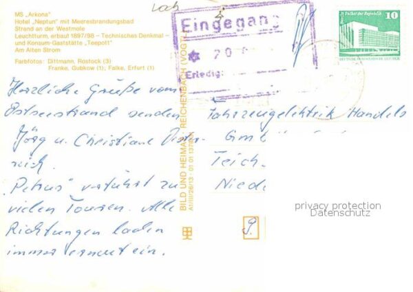 Warnemuende Ostseebad MS Arkona Hotel Neptun Strand Leuchttur – Bild 2