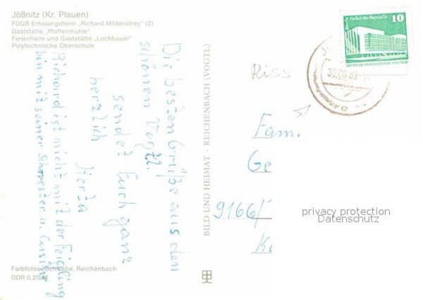 Joessnitz Erholungsheim Richard Mildenstrey Resta – Bild 2
