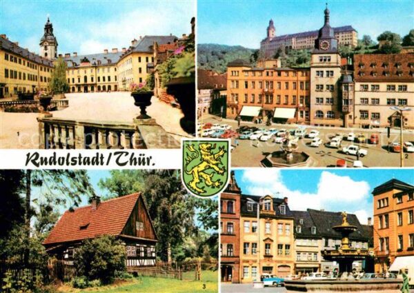 Rudolstadt Schloß Heidecksburg Marktplatz Volkskun