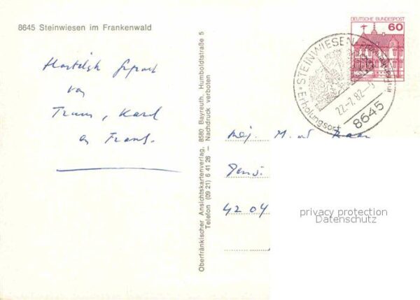 Steinwiesen Frankenwald – Bild 2