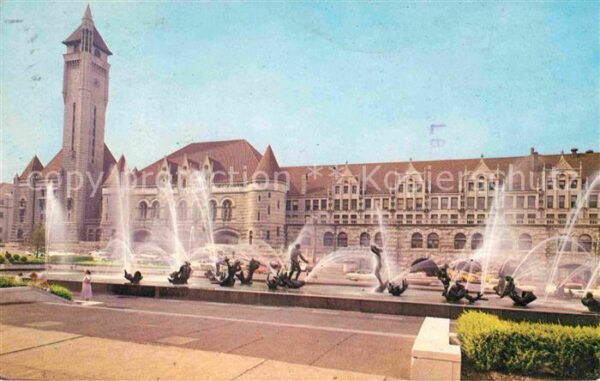 St Louis Missouri Union Station Facing Aloe Plaza
