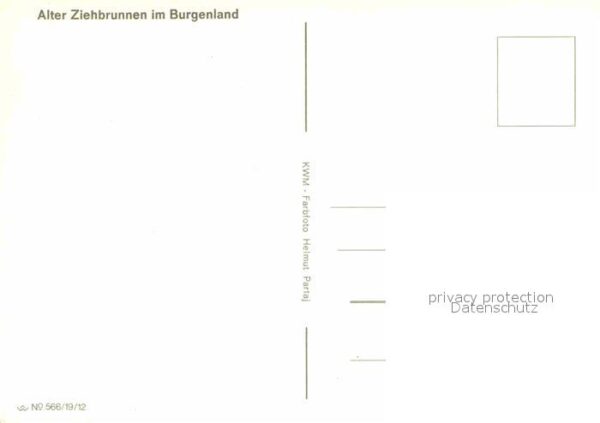 Burgenland Oesterreich Alter Ziehbrunnen – Bild 2