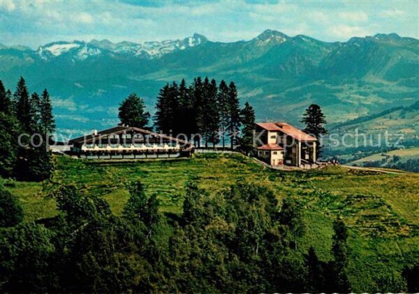 Lochau Bregenz Vorarlberg Berghaus Pfänder mit Pfänderbahn Bergst