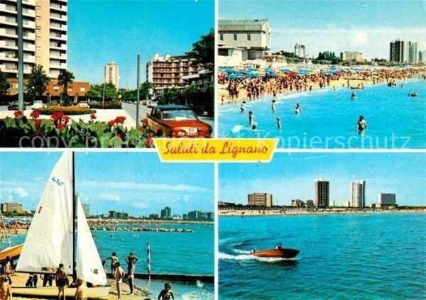 Lignano Segelboot Strand Hotel