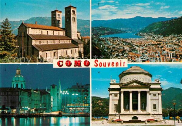 Como Lago di Como Chiesa S. Abbondio Plazza Cavour Templo