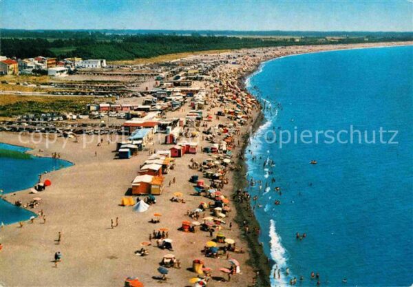 Gizzeria Lido Strand Fliegeraufnahme