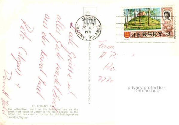 Jersey Kanalinsel Channel Islands St Brelades Bay – Bild 2