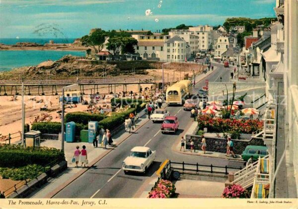 Jersey Kanalinsel Promenade Havre des Pas