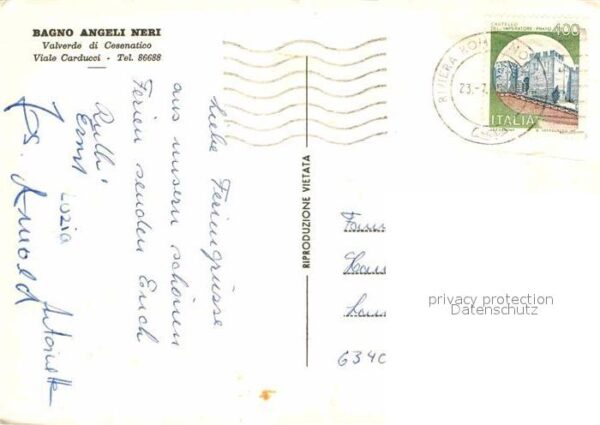 Bagno Angeli Neri Valverde di Cesenatico – Bild 2