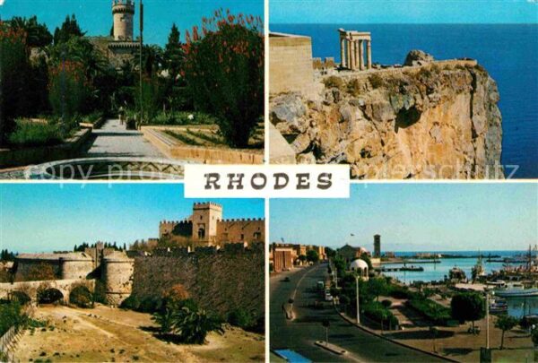 Rhodes Rhodos Greece Ruine Festung