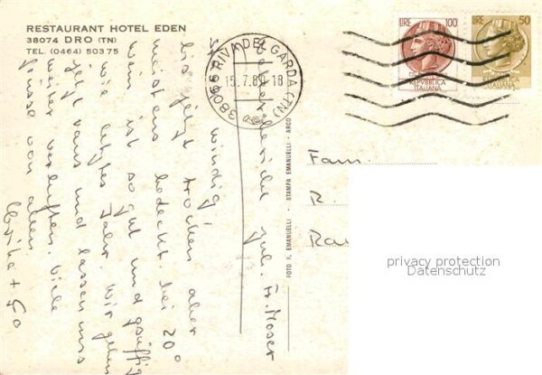 Dro Trentino Restaurant Hotel Eden – Bild 2