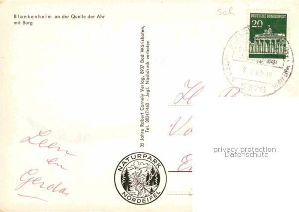 Blankenheim Ahr Ahrquelle mit Burg – Bild 2