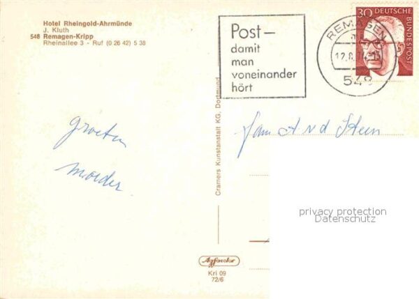 Remagen Hotel Rheingold Ahrmünde – Bild 2