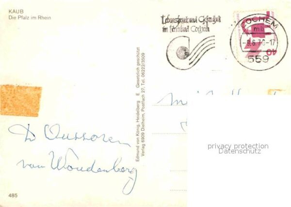 Kaub Die Pfalz im Rhein – Bild 2