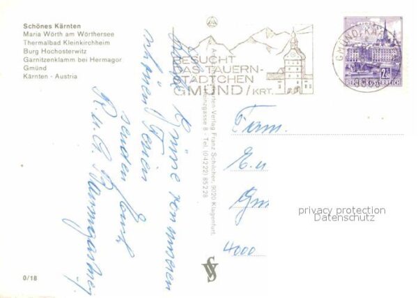 Maria Woerth Woerthersee Thermalbad Kleinkirchheim Burg Hochoste – Bild 2