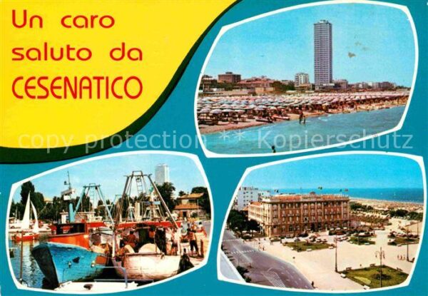 Cesenatico Strand Hafenpartie