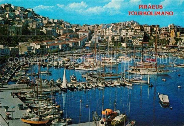 Pireus Griechenland Tourkolimano Hafen