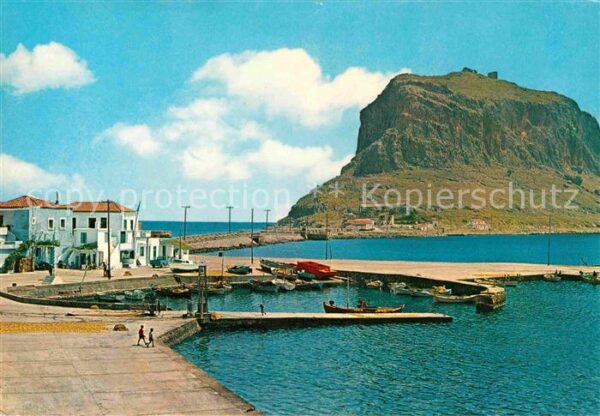 Monemvassia Blick zum Felsen