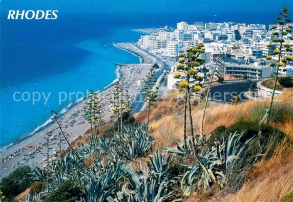 Rhodos Rhodes Aegaeis Panorama