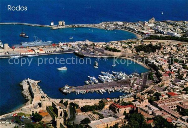 Rhodos Rhodes Aegaeis Fliegeraufnahme