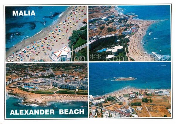 Malia Alexander Beach Fliegeraufnahme