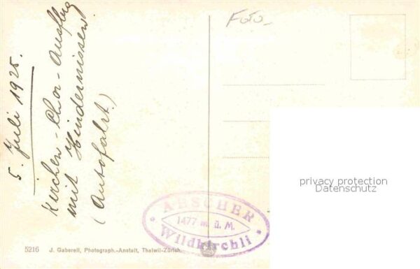 Foto Gaberell J. Nr. 5216 Gasthaus zum Aescher Wildkirchli – Bild 2