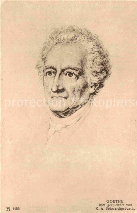 Goethe Johann Wolfgang von F.A. Ackermann Verlag Nr. 1453 K.A. Sch