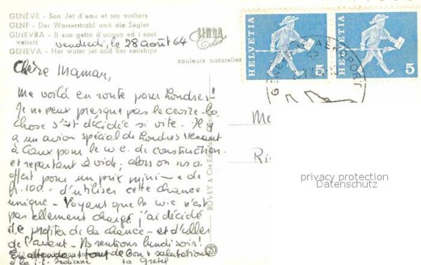 Segelboote Geneve Genf Wasserstrahl – Bild 2