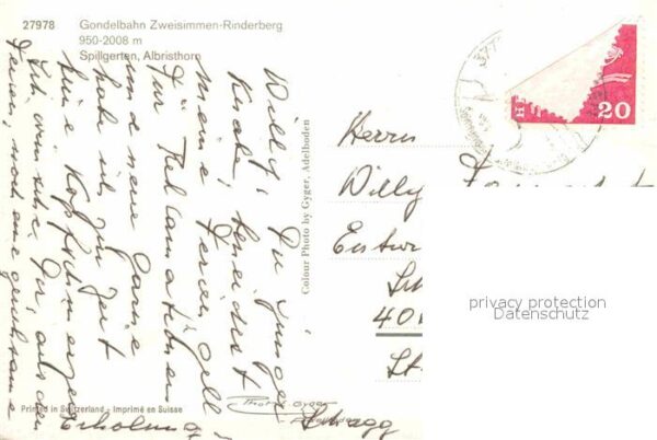 Seilbahn Zweisimmen-Rinderberg Spillgerten Albri – Bild 2