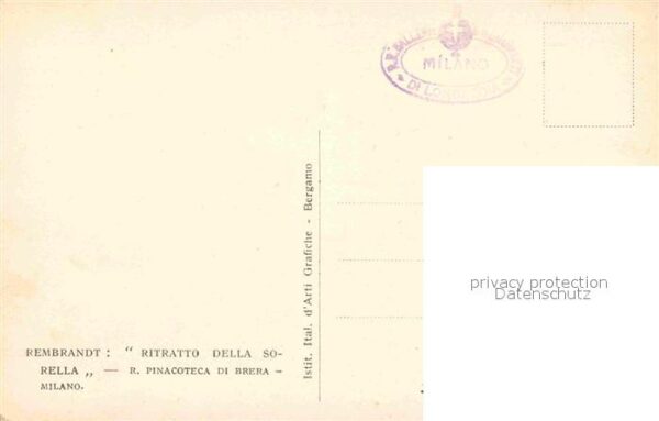 Rembrandt Ritratto della Sorella – Bild 2