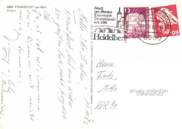 Flughafen Airport Aeroporto Frankfurt am Main – Bild 2