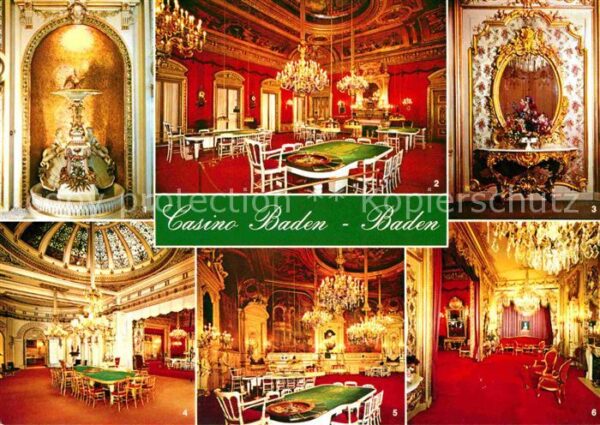 Casino Spielbank Baden-Baden Roter Saal Salon Pompadour