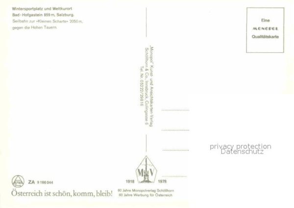 Seilbahn Kleine Scharte Bad-Hofgastein Hohe Taue – Bild 2