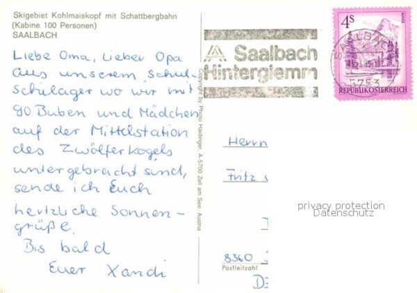 Seilbahn Schattberg Saalbach Kohlmaiskopf – Bild 2